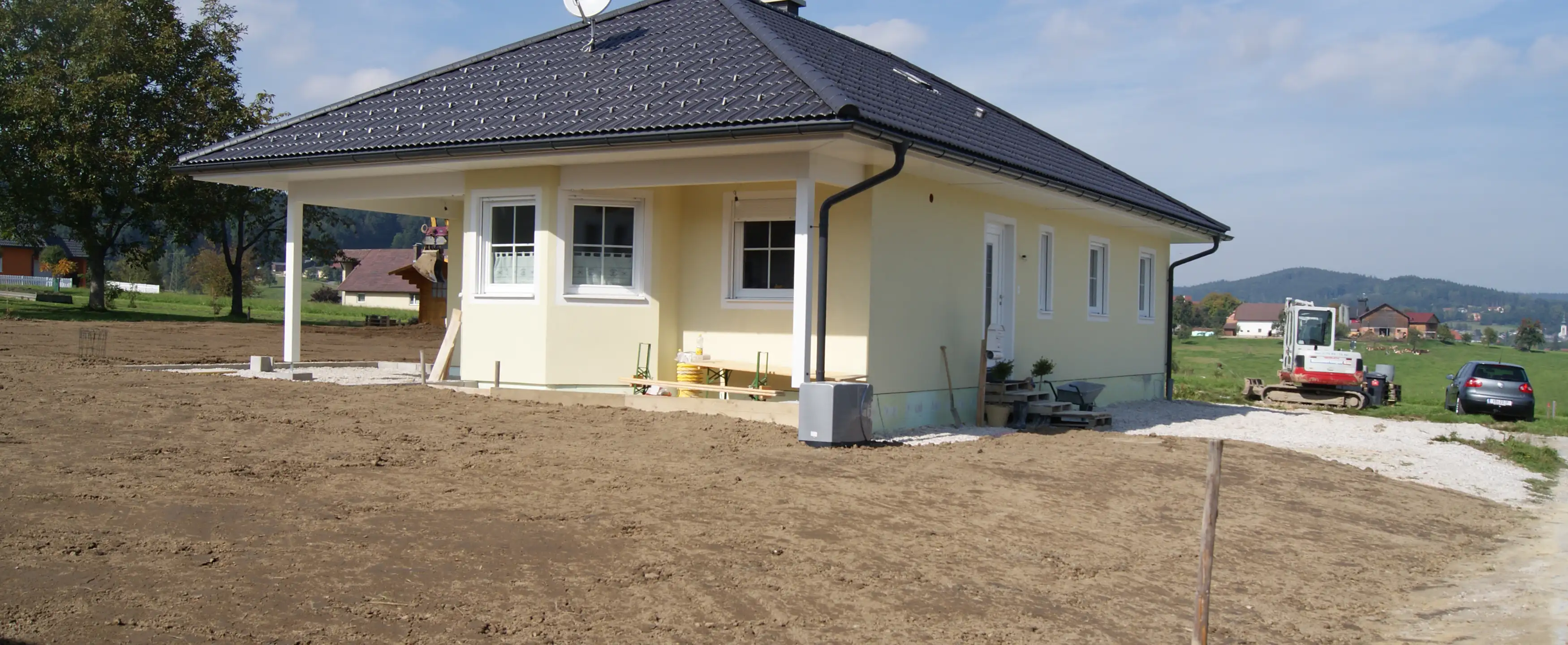 Planierungs- und Humusierungsarbeiten